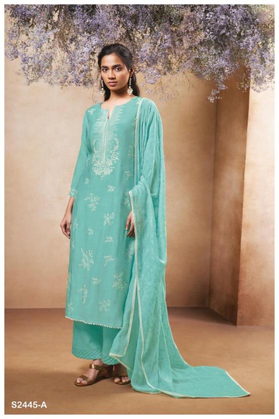 GANGA-BROOK-2445-PREMIUM-BEMBERG-SILK-SOLID-WITH-EMBROIDERY-HAND-WORK-COTTON-LACE-AND-8