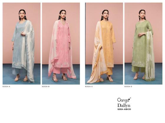 GANGA-DALLYN-2524-PEMIUM-COTTON-PRINTED-WITH-EMBROIDERY-HAND-WORK-AND-COTTON-LACE-FOR-DAMAN-DRESS-MATERIAL-CATALOGUE-11