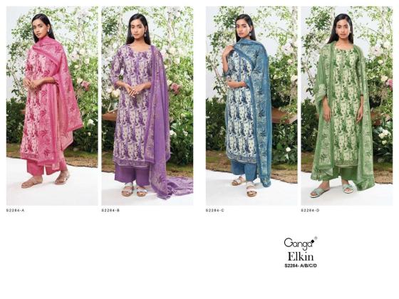 GANGA-ELKIN-2284-PREMIUM-COTTON-PRINTED-WITH-EMBROIDERY-BUTTON-WORK-DRESS-MATTERIAL-CATALOGUE-3