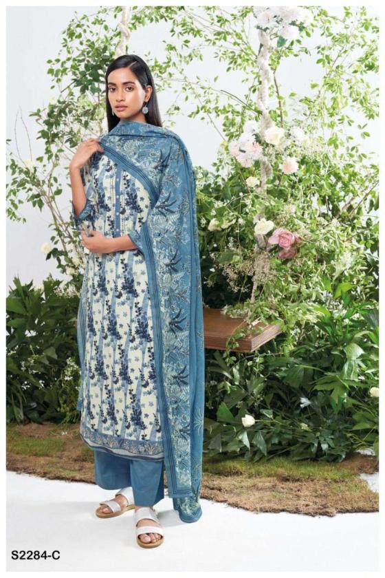 GANGA-ELKIN-2284-PREMIUM-COTTON-PRINTED-WITH-EMBROIDERY-BUTTON-WORK-DRESS-MATTERIAL-CATALOGUE-6