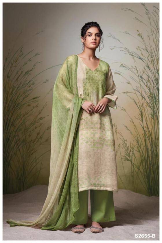 GANGA-EMILIANA-2655-PREMIUM-PURE-LINEN-PRINTED-WITH-EMBROIDERY-AND-READY-LACE-FOR-DMAN-COTTON-7