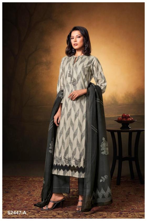 GANGA-HUMSIHA-2447-COTTON-DIGITAL-PRINTED-WITH-EMBROIDERY-CUTWORK-AND-SOLID-BORDER-ON-DAMAN-BEAUTIFUL-DRESS-MATERIAL-CATALOGUE-10