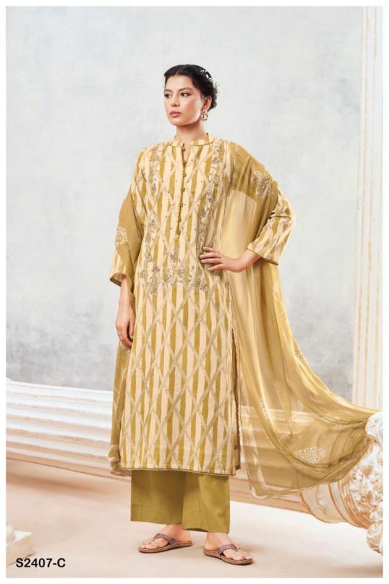 GANGA-JISINIA-2407-PREMIUM-COTTON-LINEN-PRINTED-WITH-EMBROIDERY-AND-SOLID-BORDER-ON-DAMAN-DRESS-MATERIAL-CATALOGUE-10