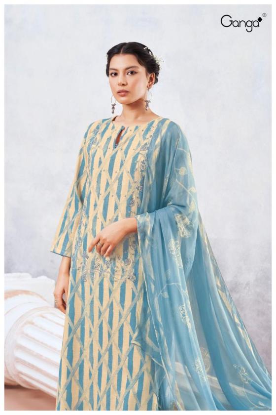 GANGA-JISINIA-2407-PREMIUM-COTTON-LINEN-PRINTED-WITH-EMBROIDERY-AND-SOLID-BORDER-ON-DAMAN-DRESS-MATERIAL-CATALOGUE-2