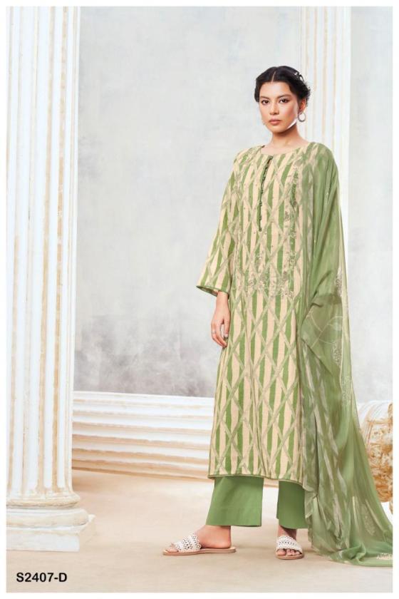 GANGA-JISINIA-2407-PREMIUM-COTTON-LINEN-PRINTED-WITH-EMBROIDERY-AND-SOLID-BORDER-ON-DAMAN-DRESS-MATERIAL-CATALOGUE-3