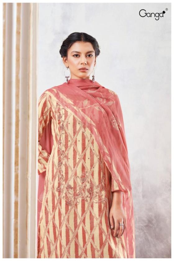 GANGA-JISINIA-2407-PREMIUM-COTTON-LINEN-PRINTED-WITH-EMBROIDERY-AND-SOLID-BORDER-ON-DAMAN-DRESS-MATERIAL-CATALOGUE-7