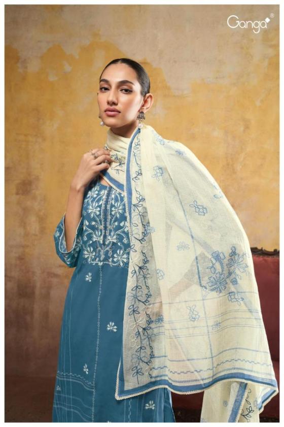 GANGA-JOYA-2500-PREMIUM-COTTON-PRINTED-WITH-EXTRA-SLEEVE-EMBROIDERY-AND-HAND-WORK-DRESS-MATERIAL-CATALOGUE-2