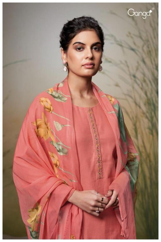 GANGA-MADALYN-2530-PREMIUM-COTTON-SILK-SOLID-WITH-EMBROIDERY-AND-EM-LACE-ON-DAMAN-DRESS-MATERIAL-CATALOGUE-1