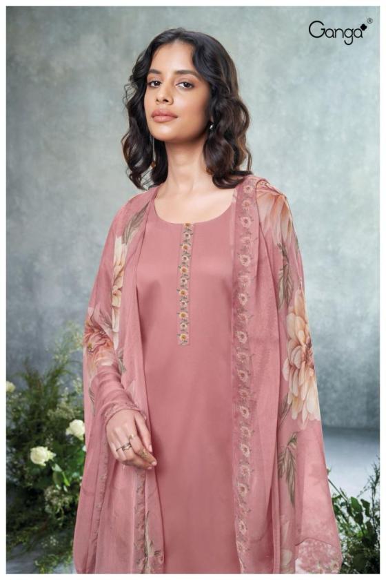 GANGA-PRACHI-2571-PREMIUM-COTTON-SILK-SOLID-WITH-PRINTED-NECK-AND-DAMAN-BORDER-DRESS-MATERIAL-CATALOGUE-8