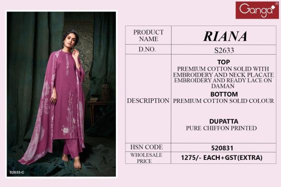 GANGA-RIANA-2633-PREMIUM-COTTON-SOLID-WITH-EMBROIDERY-AND-NECK-PLACATE-EMBROIDERY-AND-READY-LACE-ON-DAMAN-WITH-PURE-CHIFFON-PRINTED-DUPATTA-DRESS-MATERIAL-CATALOGUE-6