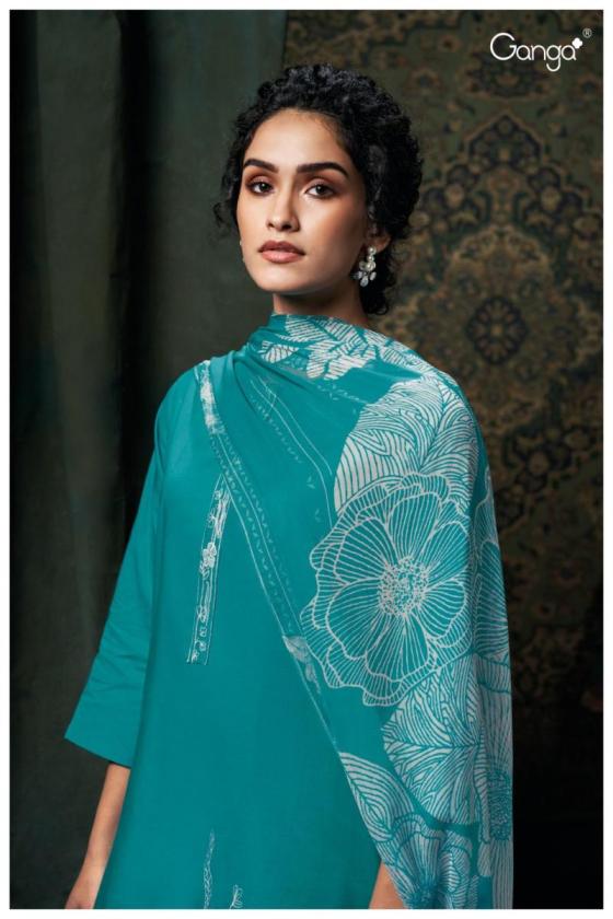 GANGA-RIANA-2633-PREMIUM-COTTON-SOLID-WITH-EMBROIDERY-AND-NECK-PLACATE-EMBROIDERY-AND-READY-LACE-ON-DAMAN-WITH-PURE-CHIFFON-PRINTED-DUPATTA-DRESS-MATERIAL-CATALOGUE-9