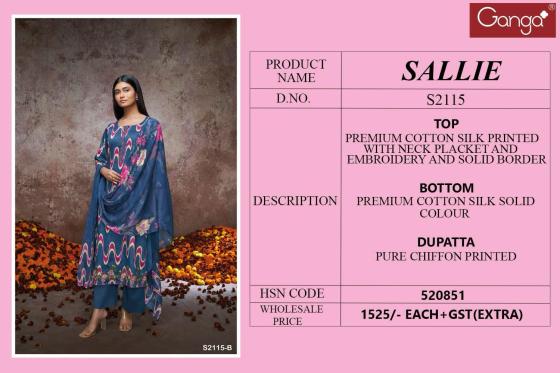 GANGA-SALLIE-2115-PREMIUM-COTTON-SILK-PRINTED-WITH-NECK-PLACKET-EMBROIDERY-SOLID-BORDER-DRESS-MATERIAL-CATALOGUE-1