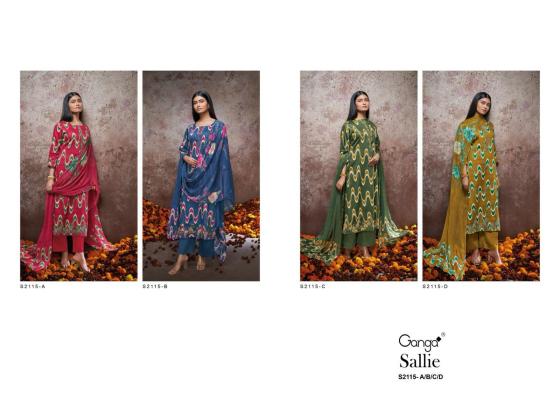 GANGA-SALLIE-2115-PREMIUM-COTTON-SILK-PRINTED-WITH-NECK-PLACKET-EMBROIDERY-SOLID-BORDER-DRESS-MATERIAL-CATALOGUE-2