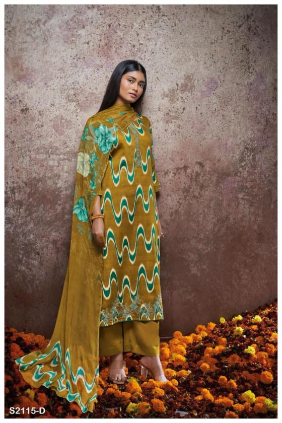 GANGA-SALLIE-2115-PREMIUM-COTTON-SILK-PRINTED-WITH-NECK-PLACKET-EMBROIDERY-SOLID-BORDER-DRESS-MATERIAL-CATALOGUE-3