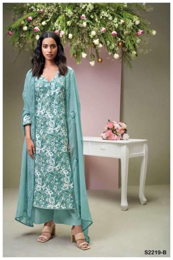 GANGA-TEMPANY-2219-PREMIUMCOTTON-PRTINTED-WITH-NECKEMBROIDERY-HAND-WORK-AND-READY-LACE-ON-DAMAN-DRESS-MATERIAL-CATALOGUE-8