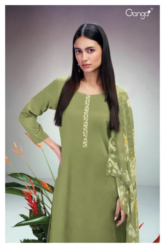 GANGA-XYLA-2514-PREMIUM-COTTON-SILK-SOLID-WITH-PRINTED-NECK-AND-DAMAN-BORDER-DRESS-MATERIAL-CATALOGUE-6