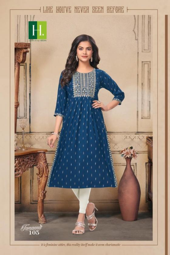 H.DOT-BY-HIRWA-TAMANNA-HEAVY-BOMBAY-RAYON-DOBBY-IKKAT-DESIGN-NAIRA-CUT-KURTIS-WITH-NECKSLEEVESIDE-BORDER-HEAVY-EMBROIDERY-KURTI-CATLOG-2