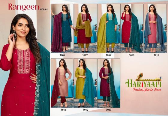 HARIYAALI-RANGEEN-VOL-2-VICHITRA-SILK-WITH-BEAUTIFUL-EMBROPIDERY-WORK-TOP-BOTTOM-AND-DUPATTA-AND-CREPE-SILK-INNER-KURTI-CATALOGUE-9