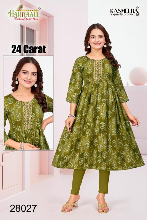 HARIYALI-KASMEERA-24-CARAT-VOL-6-TOP-TWO-TONE-RYON-WITH-BEAUTIFUL-EMBROIDERY-WORK-TIE-PATTERN-KURTI-CATLOG-19