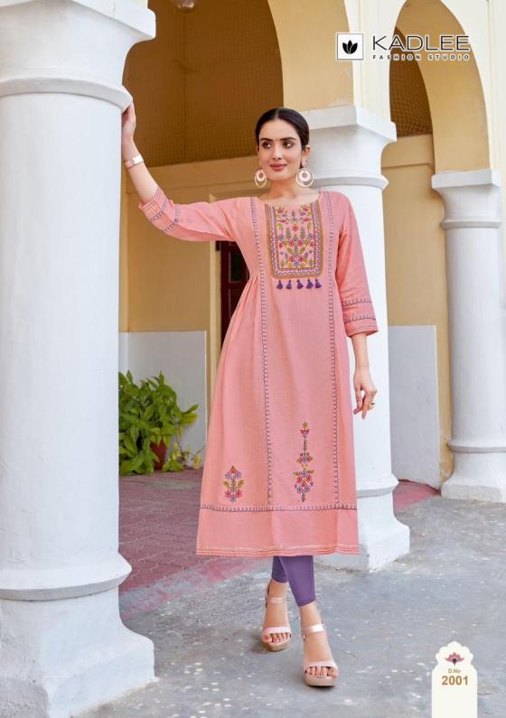 KADLEE-ANSHIKA-RAYON-WEAVING-EMBROIDERY-AND-HANDWORK-FROCK-STYLE-KURTI-CATALOGUE-4