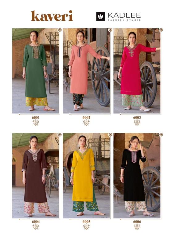 KADLEE-KAVERI-HEAVY-RAYON-HANDWORK-EMBROIDERY-AND-RAYON-PRINT-PANT-KURTI-CATALOGUE-11