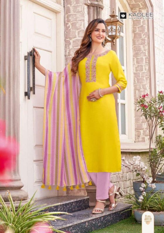 KADLEE-MANNAT-VOL-2-RAYON-WEAVING-KURTI-PANT-DUPATTA-CATLOG-5