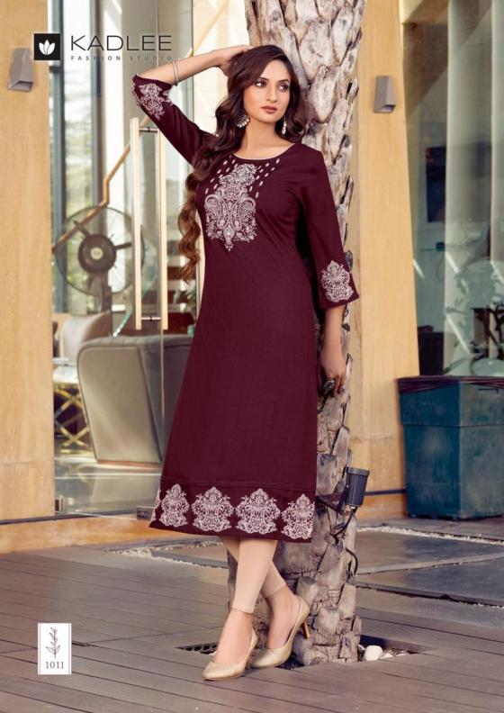 KADLEE-MASTANI-RAYON-WEAVING-EMBROIDERY-HANDWORK-KURTI-CATALOGUE-4