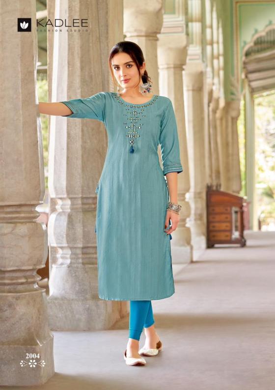 KADLEE-RAGINI-RAYON-WEAVING-BEAUTIFUL-KURTI-CATLOG-2