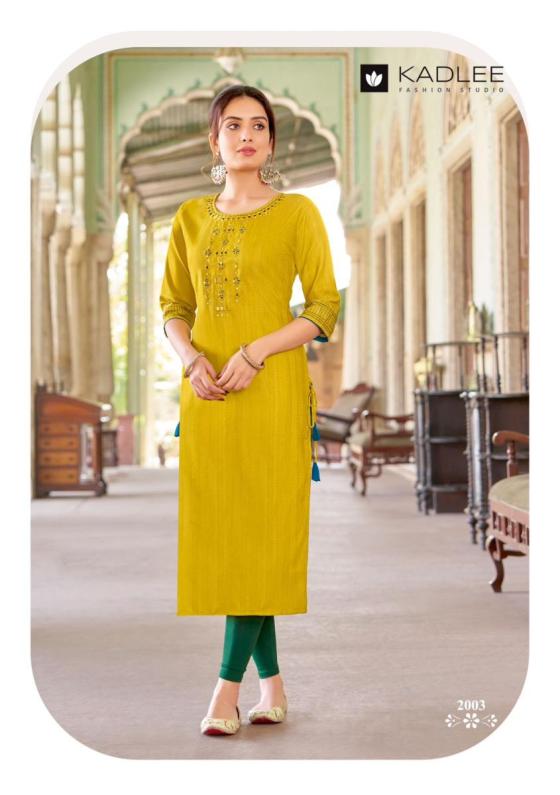 KADLEE-RAGINI-RAYON-WEAVING-BEAUTIFUL-KURTI-CATLOG-5