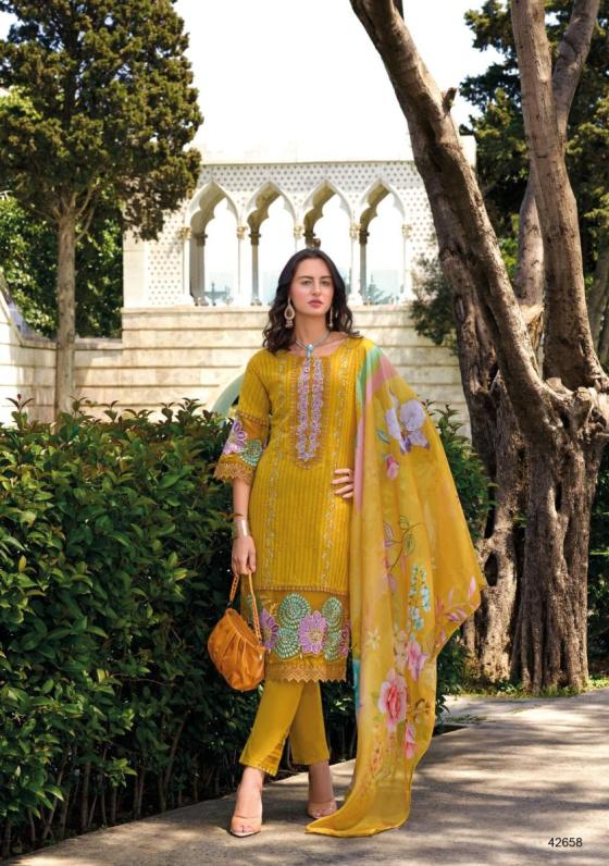 KAILEE-FASHION-SANJ-E-SHRUNGAR-VOL-2-PURE-COTTO-WEVING-PATTERNS-WITH-HAND-WORK-KANTHA-WORK-ACCESSORY-WORK-FANCY-KURTI-PANT-DUPATTA-CATLOGUE-3