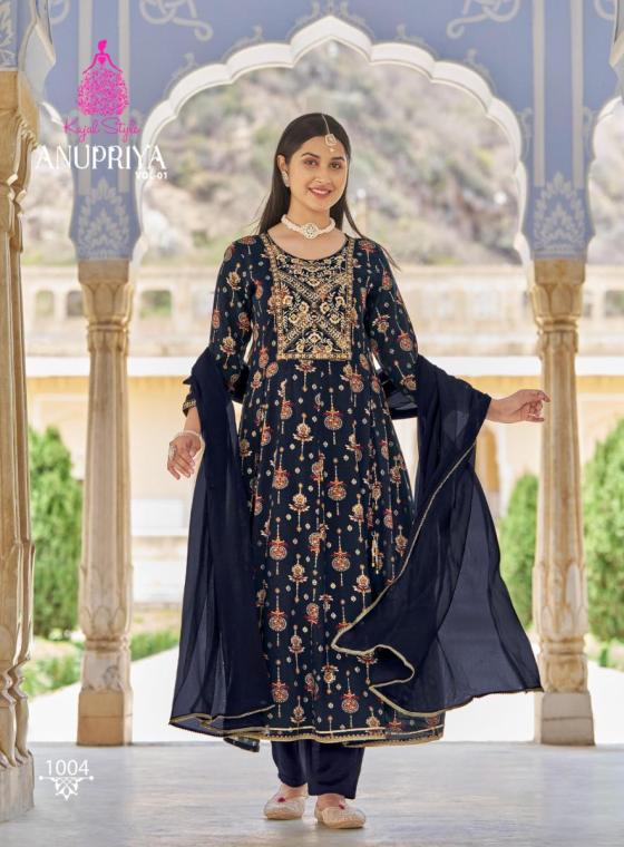 KAJAL-STYLE-ANUPRIYA-VOL-1-HEAVY-RAYON-PRINT-WITH-SEQUENCE-EMBROIDERY-WORK-AND-FANCY-DUPATTA-GOWN-KURTIPANT-DUPATTA-CATALOGUE-2