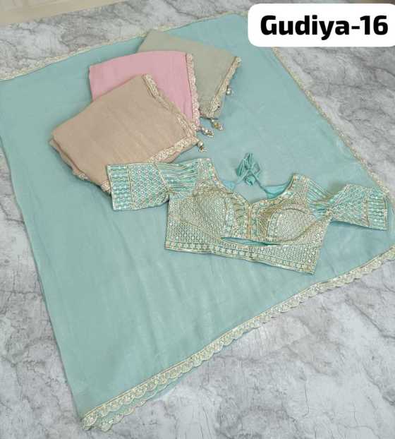 KALAPTRU-FASHION-GUDIYA-16-CHIFFON-MONO-GEORGETTE-EXCLUSIVE-SAREE-WUTH-BEAUTIFUL-WORK-BORDER-AND-STITCHED-HEAVY-WORK-BLOUSE-SAREE-CATALOGUE-1