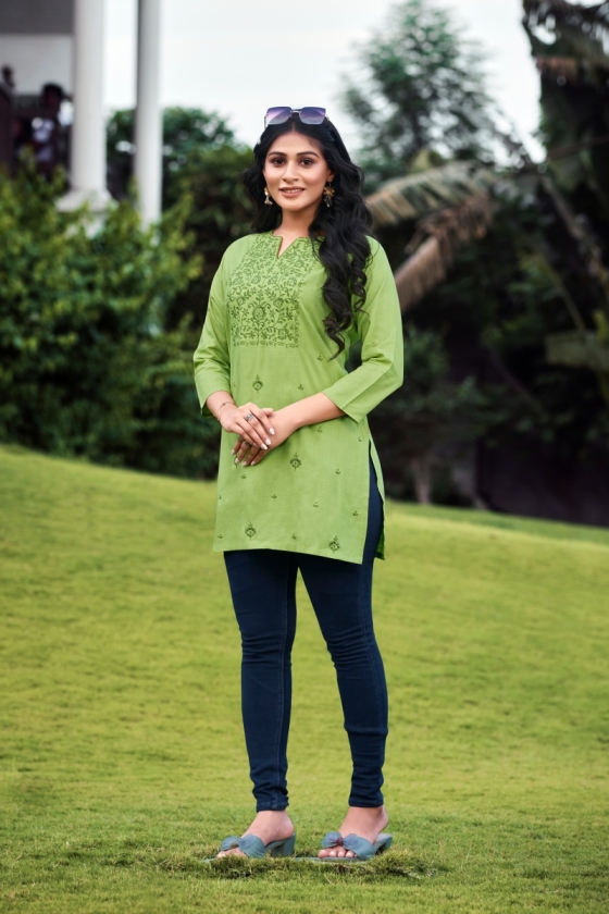 TIPS-TOPS-COLOURS-VOL-3-HEAVY-RAYON-SLUB-16KG-EMBROIDERY-FANCY-SHORT-TOPS-KURTI-CATALOGUE-2