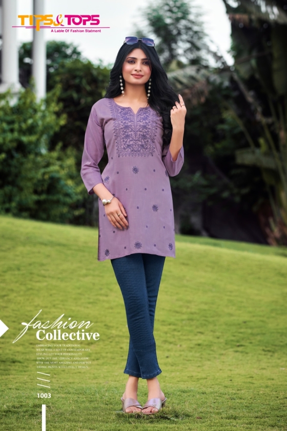 TIPS-TOPS-COLOURS-VOL-3-HEAVY-RAYON-SLUB-16KG-EMBROIDERY-FANCY-SHORT-TOPS-KURTI-CATALOGUE-5