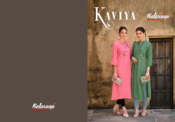 KALAROOP-KAVIYA-FANCY-WAVING-FABRIC-WITH-EMBROIDERY-STONE-WORK-BEAUTIFUL-KURTI-CATALOGUE-8