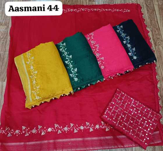 KALPATRU-FASHION-AASMANI-44-SPUN-COTTON-EXCLUSIVE-NEW-WORK-SAREE-WITH-5