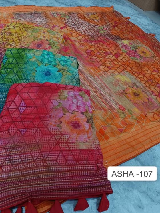 KALPATRU-FASHION-ASHA-107-NILGIRI-CHIFFON-SPECIAL-FLOWER-PRINT-CONCEPT-WITH-MATCHING-BLOUSE-SAREE-CATALOGUE-1