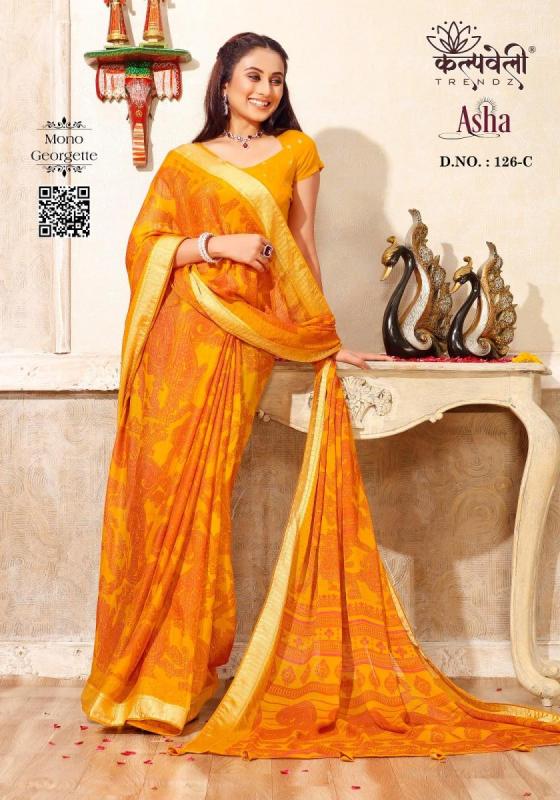 KALPATRU-FASHION-ASHA-126-MONO-GEORGETTE-SPECIAL-ASHA-PRINT-AND-MATCHING-BLOUSE-SAREE-CATALOGUE-2