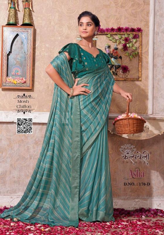 KALPATRU-FASHION-ASHA-170-MOSH-CHIFFON-LEHRIYA-PRINT-DESIGN-NICE-COLOUR-AND-MATCHING-BLOUSE-SAREE-CATALOGUE-4