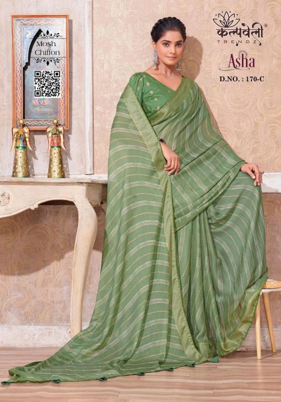 KALPATRU-FASHION-ASHA-170-MOSH-CHIFFON-LEHRIYA-PRINT-DESIGN-NICE-COLOUR-AND-MATCHING-BLOUSE-SAREE-CATALOGUE-5