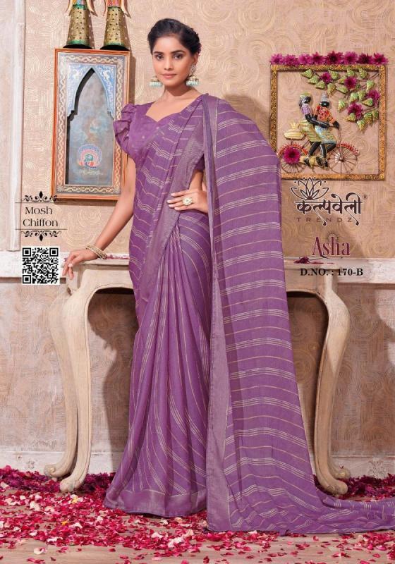 KALPATRU-FASHION-ASHA-170-MOSH-CHIFFON-LEHRIYA-PRINT-DESIGN-NICE-COLOUR-AND-MATCHING-BLOUSE-SAREE-CATALOGUE-6