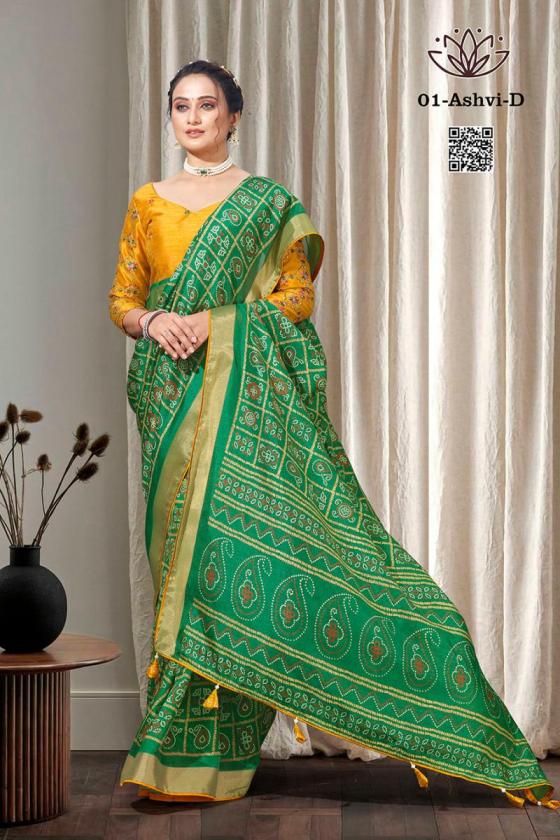 KALPATRU-FASHION-ASHVI-1-COTON-SILK-WITH-BEAUTIFUL-CONTRAST-BLOUSE-SAREE-CATLOGUE-2