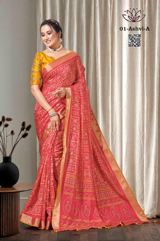 KALPATRU-FASHION-ASHVI-1-COTON-SILK-WITH-BEAUTIFUL-CONTRAST-BLOUSE-SAREE-CATLOGUE-5