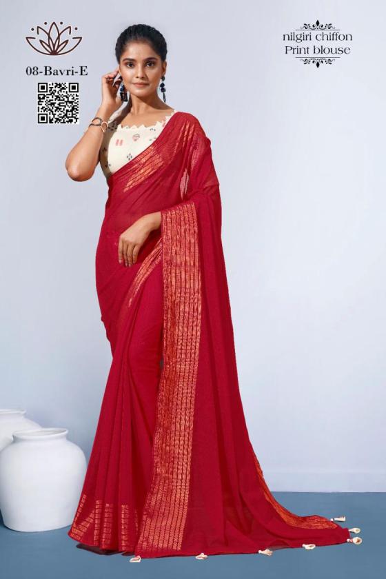 KALPATRU-FASHION-BAWRI-8-NILGIRI-CHIFFON-SAREE-WITH-PRINT-BLOUSE-CATALOGUE-1