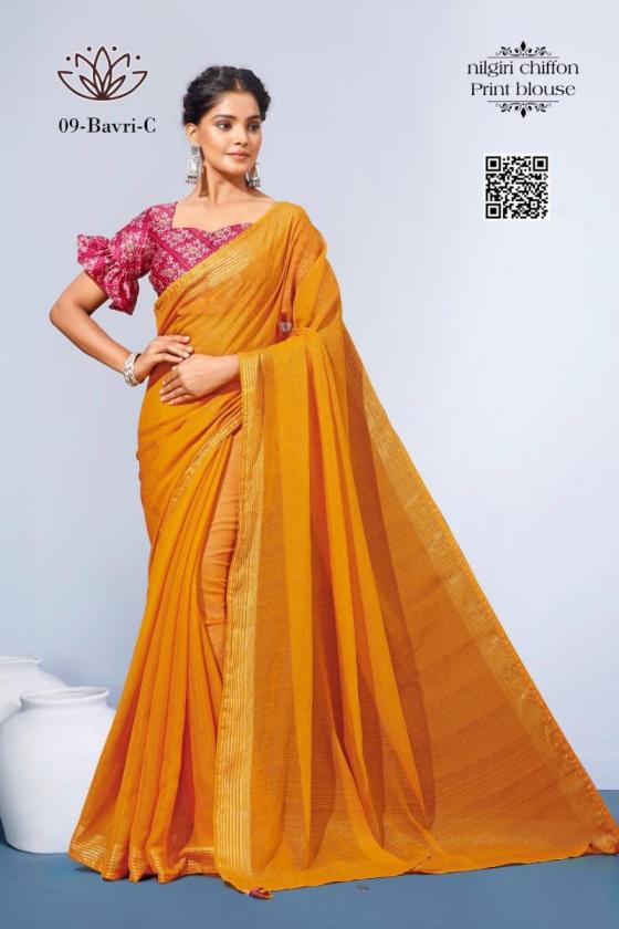 KALPATRU-FASHION-BAWRI-9-NILGIRI-CHIFFON-SAREE-AND-PRINT-BLOUSE-SAREE-CATALOGUE-3