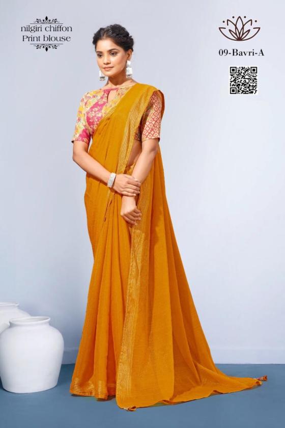 KALPATRU-FASHION-BAWRI-9-NILGIRI-CHIFFON-SAREE-AND-PRINT-BLOUSE-SAREE-CATALOGUE-5