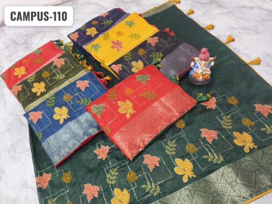 KALPATRU-FASHION-CAMPUS-110-COTTON-SAREE-BEAUTIFUL-FLOWER-WITH-JARI-PATTA-SAREE-CATLOG-6