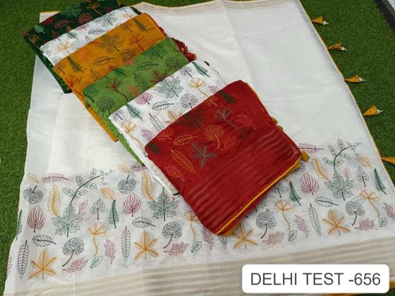 KALPATRU-FASHION-DELHI-TEST-SPUN-COTTON-BEUTIFUL-DESIGN-WITH-MULTI-COLOR-PATTI-WORK-SAREE-CATLOG-5