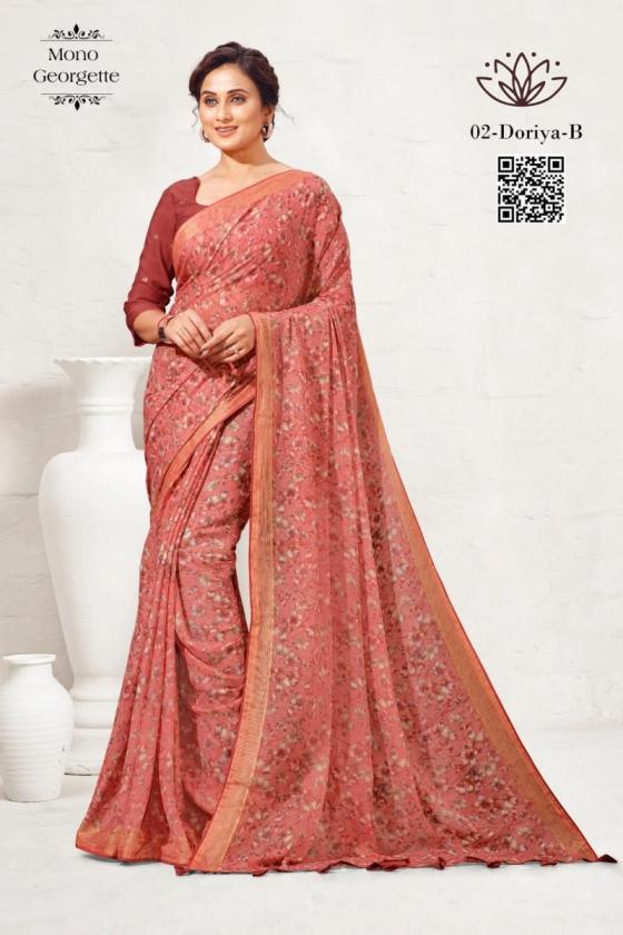 KALPATRU-FASHION-DORIYA-2-MONO-GEORGETTE-SAREE-WITH-MATCHING-BLOUSE-SAREES-CATALOGUE-4