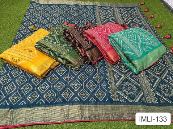 KALPATRU-FASHION-IMLI-133-CHIFFON-BANDHEJ-EXCLUSIVE-NEW-BANDHANI-PRINT-DESIGN-WITH-CONTARST-WORK-BLOUSE-SAREE-CATALOGUE-1